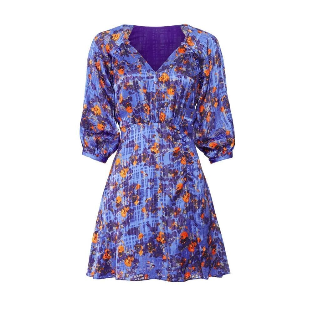 Tanya Taylor • Fan Floral Natalia Silk blend dress